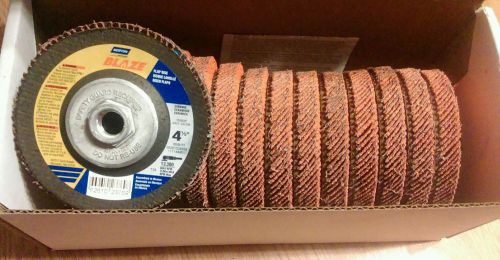 16 NORTON SG Blaze R980P 4-1/2 x 5/8-11 Flap Discs 36Grit T29 FIBER 66261023769