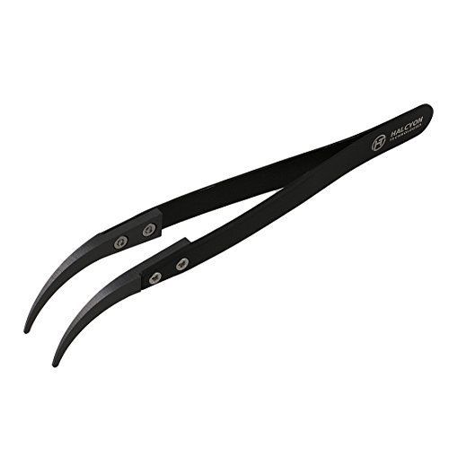 Halcyon Technologies Halcyon T.? Premium Curved Ceramic Tweezers: Heat and