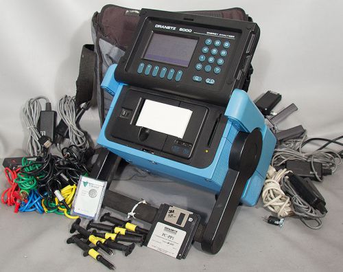 Dranetz/bmi task 8000-2/1 taskcard pp1 power platform energy analyzer w/clamps for sale