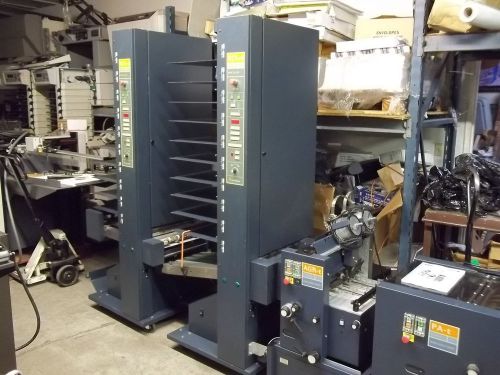 2004 BOURG BST BOOKLET MAKER - 2 TOWER SYSTEM STITCH FOLDER CRUSH ROLLER