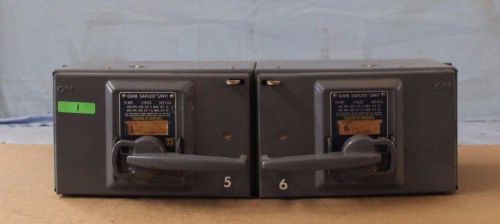 Square D 30 amp 600 volt 3 pole twin panel board switch Model B21U531 FREE SHIP