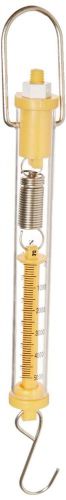 Ajax Scientific Plastic Tubular Spring Scale 5000g Weight Capacity Yellow