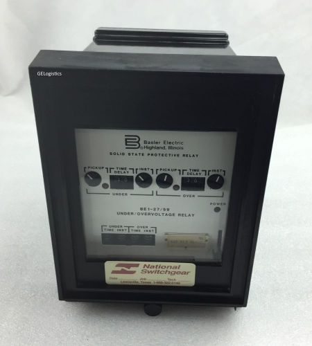 Basler Electric BE1-27/59 Under/ Overvoltage Relay