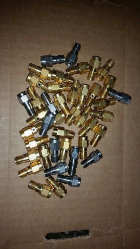 Lot of 42 SMA(m)-SMA(f) Adapters, Great Shape