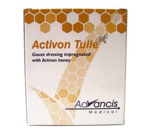 Activon Tulle Manuka Honey Gauze Dressing 2&#034; x 2&#034; (Box of 5) # CR4135