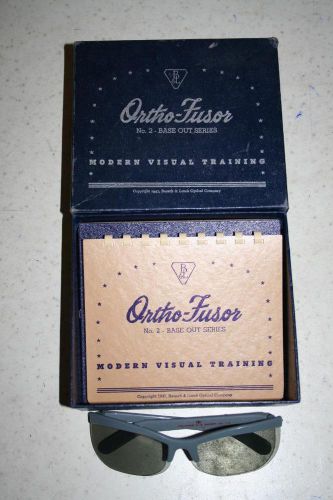 Ortho-Fusor Model Visual Training No. 2 1947 Bausch &amp; Lomb 3-D Glasses