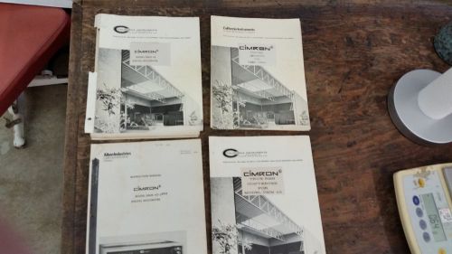 LOT OF VARIOUS CIMRON MANUALS DMM42, DMM42-1899, DSM44, DMM42 MULTIMETER