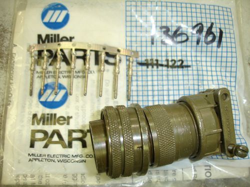 MILLER Electric Old School Metal Male 136-961 14 Pin Amphenol (111-122) $62