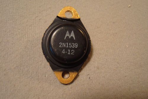 MOTOROLA TRANSISTOR, GOLD LEADS, 2N1539, 4-12, NEW OLD STOCK