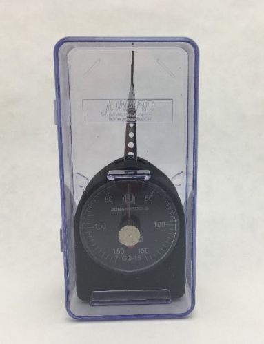 Jonard GD-15 Flat Tip Small Force Gauge, 15-150 grams, 5 grams Graduation