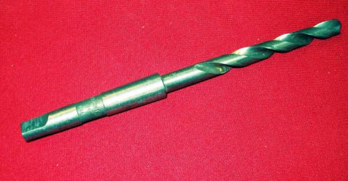 Vermont vercite t120-v 15/32&#034; drill bit # 1 morse taper shank usa made 7.5&#034; oal for sale