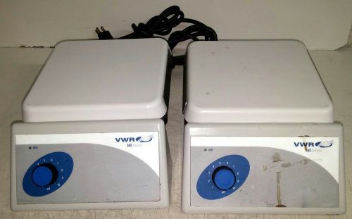 2 X VWR 365 MAGNETIC STIRRERS 2000RPM P/N 33918-258