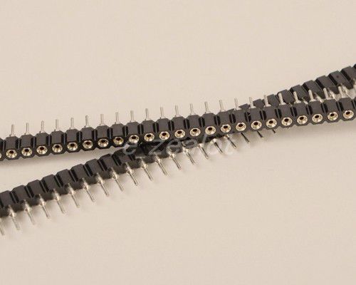 10pcs NEW 1x40 Pin Single Row 2.54mm Round Female Header