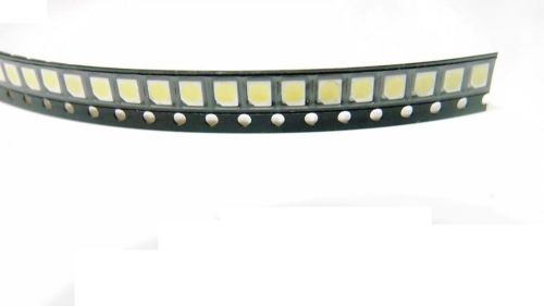 50PCS PLCC-2 3528 SMD Ultra Bright Warm White LED, 1200MCD