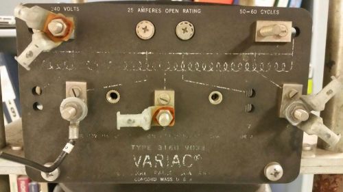 type 3160 9032 3 Phase Variac 240V Input 0-280V 25A output