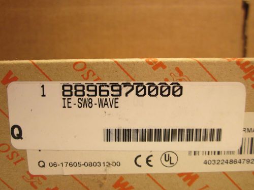 *NIB* Weidmuller IE-SW8-WAVE Industrial Ethernet Switch Module