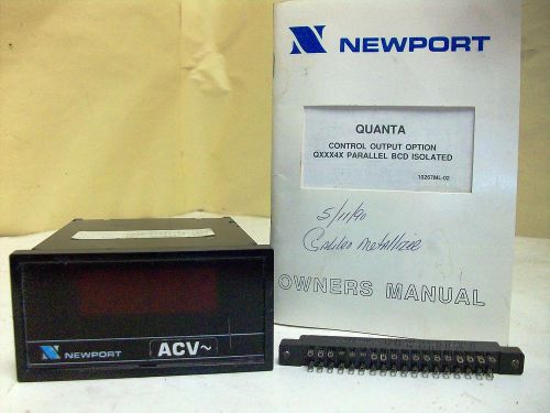 Newport quanta digital panel meter ac voltage led display q2004-cvr4 for sale