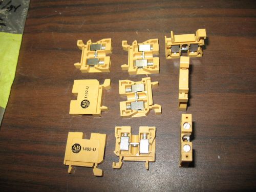 Lot of 9 Allen Bradley 1492-U Terminal Blocks