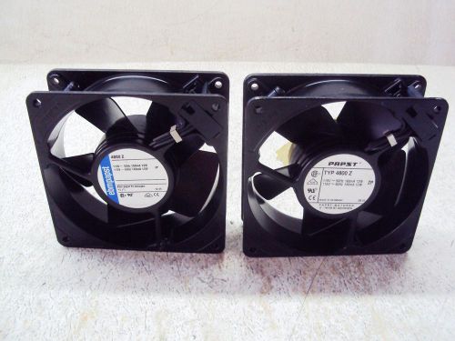 PAPST &amp; EBMPAPST 4800 Z FANS (LOT OF 2) NEW