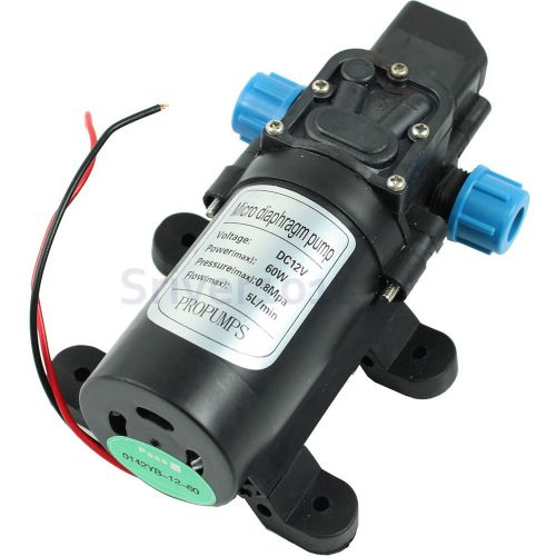 DC 5L/min 60W Micro Car Automatic Switch Diaphragm High Pressure Water Pump New