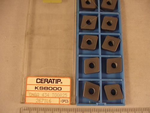 CNGA 434 KS8000 CERATIP Ceramic  Inserts (10pcs) New&amp;Original
