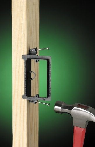 Arlington LVN1-1 Low Voltage Nail-On Mounting Bracket, 1-Gang