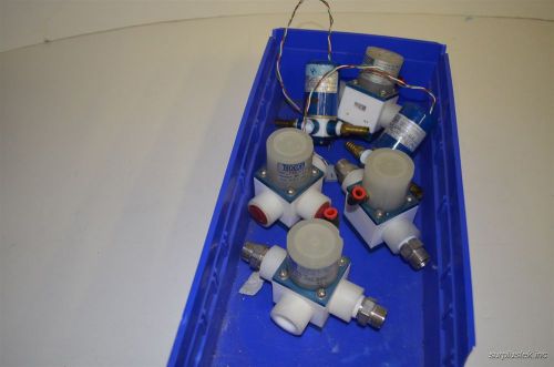 6pc lot Teqcom solenoid valves M863WPFS-T, M862CPFS-T, M443W1