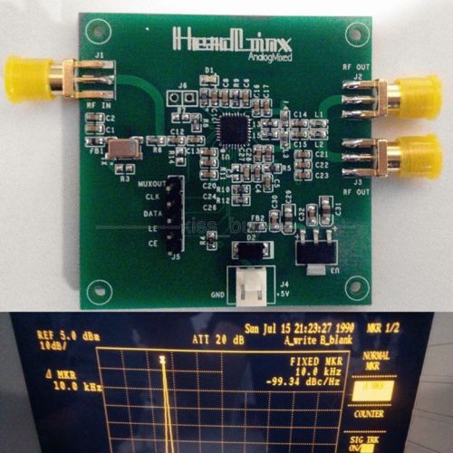 Output frequency 35M-4.4G signal source development ADF4351 development board