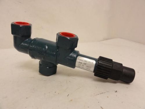 156226 New-No Box, Hansen H8022 3/4 Dual Shut Off Valve, 3-Way, 3/4&#034; FNPT