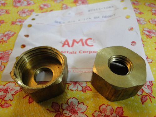 GARDEN HOSE Brass Reducer 3/4 GHFM x 1/4&#034; NPT FM