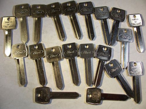 20  OLD  ORG  VINTAGE  FORD     NOS  5 PIN  UNCUT KEYS      LOCKSMITH