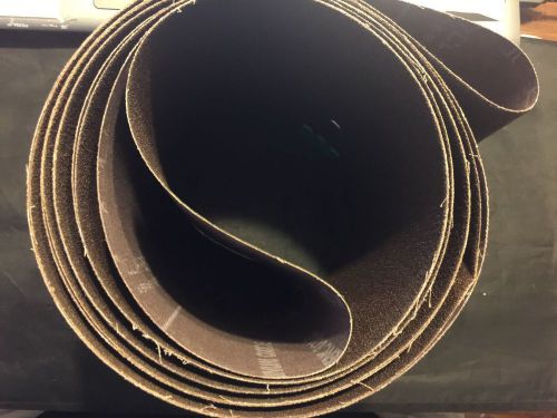 6&#034; x 86&#034; clipper abrasives 60 grit sanding belt made in usa  **1 belt** for sale