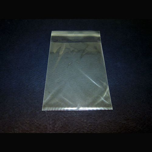 100 3x4 Clear Resealable  Poly Cellophane Cello Bags