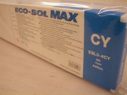 SEALED ROLAND 440ml CYAN ECO-SOL MAX INK CARTRIDGE