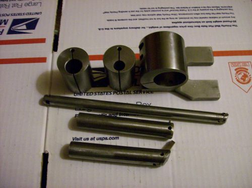 Ajustable height and rake angle boring bar holder for 1/2 &amp; 3/4 bars (included)