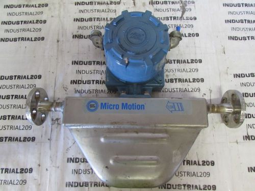 MICRO MOTION R050SI113U MASS FLOW SENSOR w/ IFT97031C6N3U USED