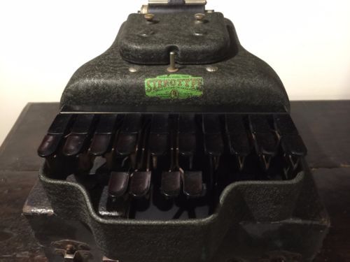 Vintage Master Model No. 4 STENOTYPE Machine LASALLE EXTN UNIVERSITY W/ Orig Box