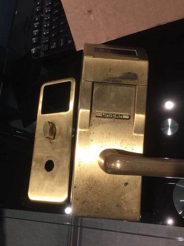 Used kaba ilco 700 electronic hotel locks satin brass saflok onity for sale