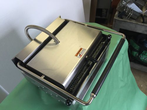 Equipex Sodir Panini Griddle Grill NSF Commercial Pita Schwarma Sandwich