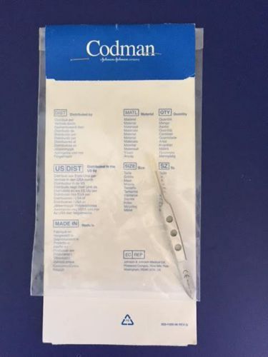 CODMAN DRESSING FORCEPS, REF# 30-6557