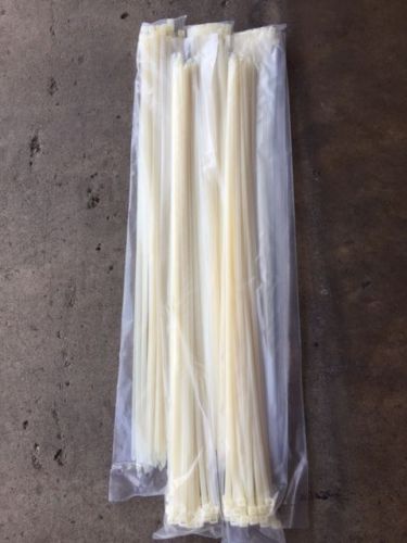 PLASTIC NYLON ZIP CABLE TIE - 36&#034; LENGTH- 175 LB TENSILE- 500 CT CASE(50PC PKG)