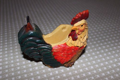 ROOSTER TAPE DISPENSER FOR KITCHEN OR OFFICE DESK COUNTRY VINTAGE