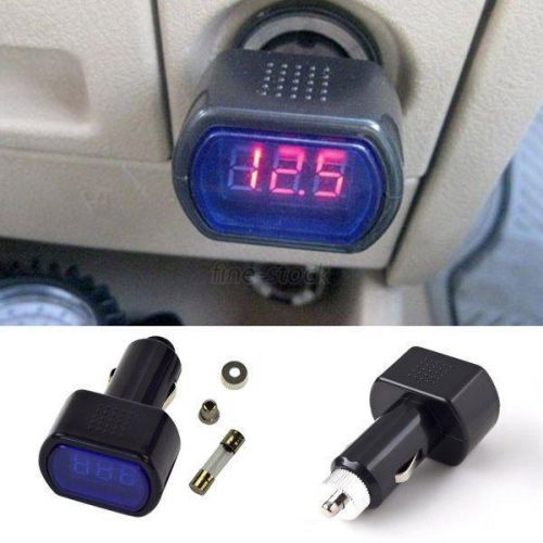 Digital Monitor Car Volt Voltmeter LCD Cigarette Lighter Voltage Panel Meter F96