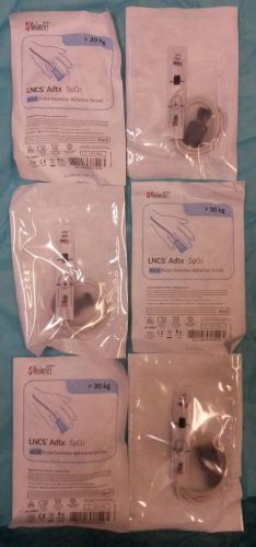 LNCS Adtz  SpO2 ADULT PULSE OXIMETER ADHESIVE SENSOR MASIMO NEW/SEALED LOT/37