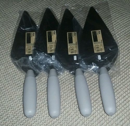 LOT OF 4:  BLUE HAWK Brick Trowels 10&#034; / 25.4cm #0498439