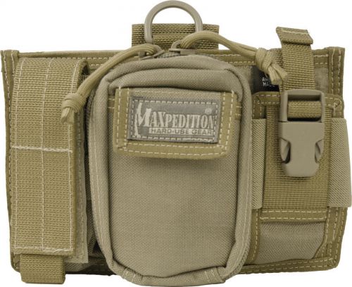 Maxpedition MX324K Triad Admin Pouch Khaki Overall 8&#034; x 5&#034; x 2&#034; Middle Pocket