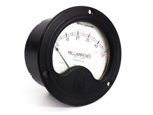 Wesinghouse 0-50 Milliamperes Direct Current Gauge NX-35