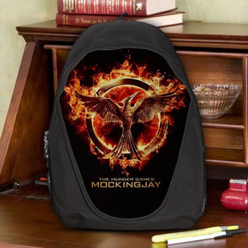 The hunger games mockingjay teen kids canvas school backpack bag rucksack for sale