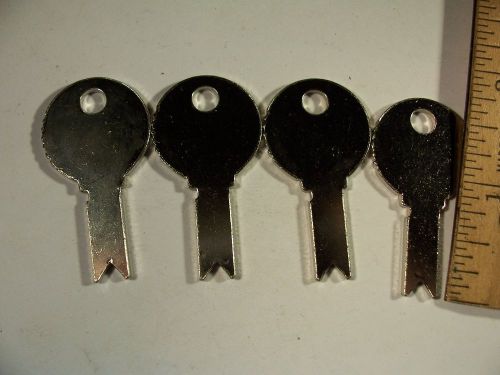 4 KEIL KEYS FOR MILLS SLOT MACHINE KEY BLANK  UNCUT