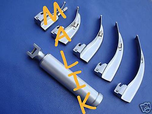 Laryngoscope Mac Set 1 C handle, 4 Macblade Econo Grade